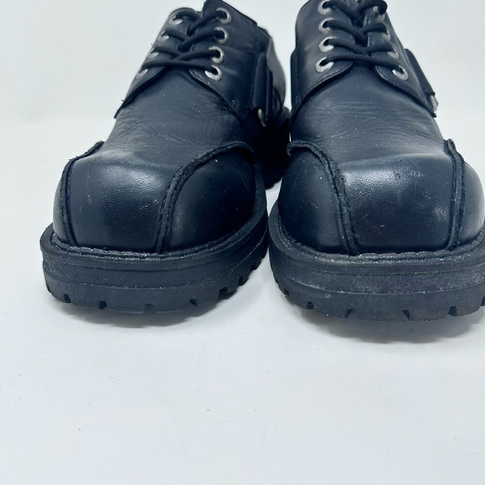 Bed Stu Black Leather Heeled Boots - Picture 4 of 15